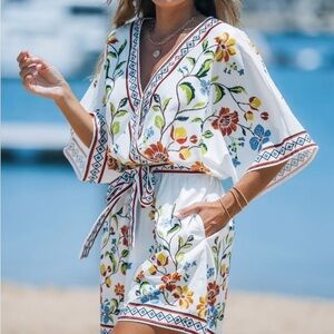 Cupshe Multicolor Floral jumpsuit